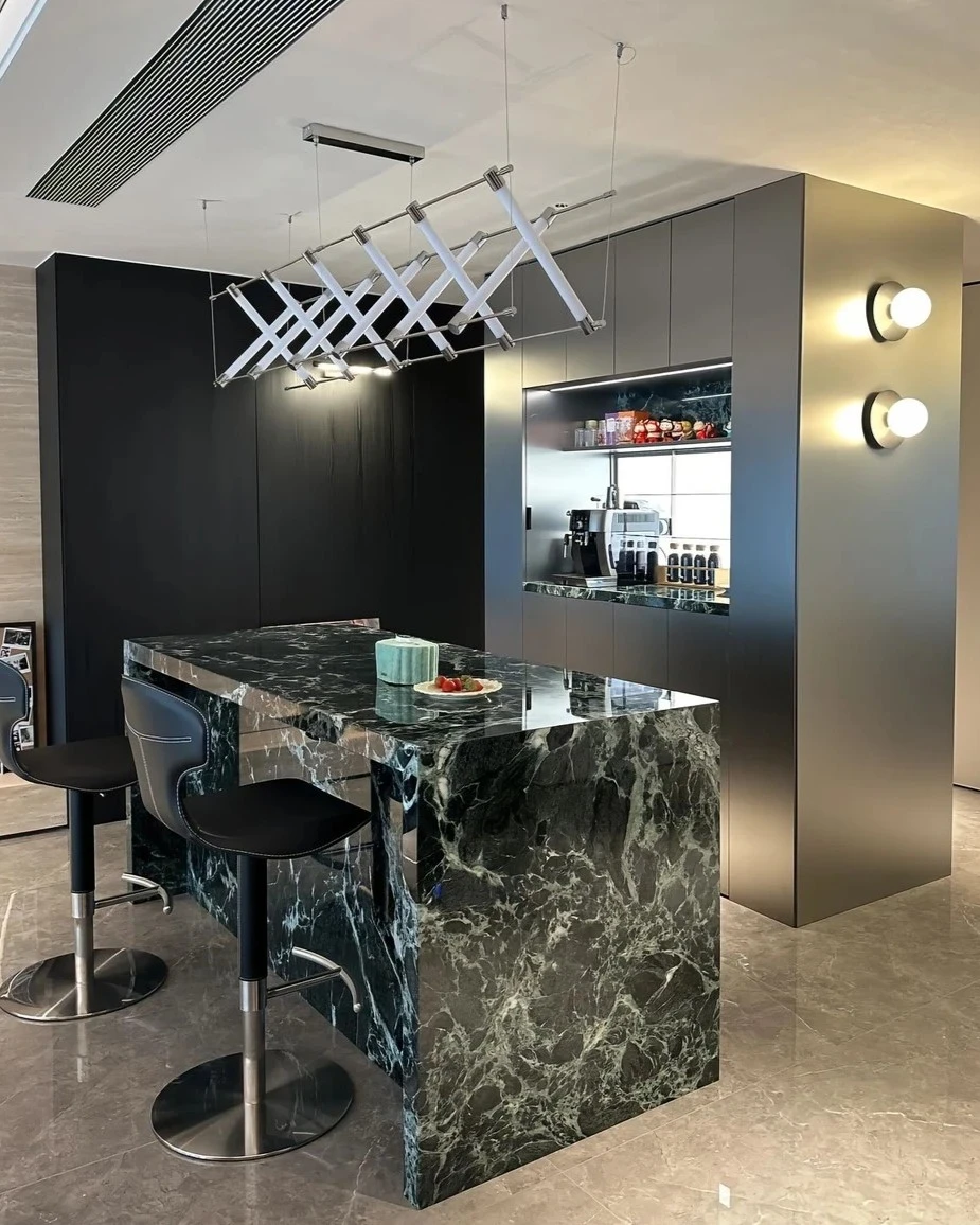 Sintered Stone Kitchen Island Countertop Sintered Stone Kitchen Island Countertop